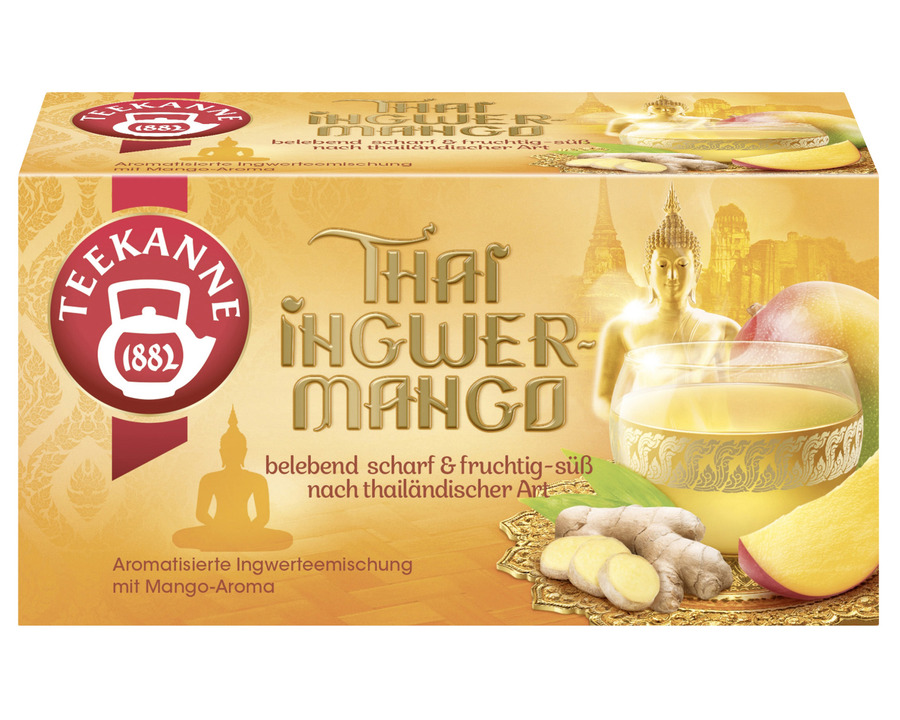 Teekanne Tee "Ländertee" Thai Ingwer-Mango 20St.