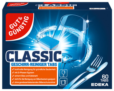 Gut & Günstig Geschirrspül-Tabs "Classic" 60St.