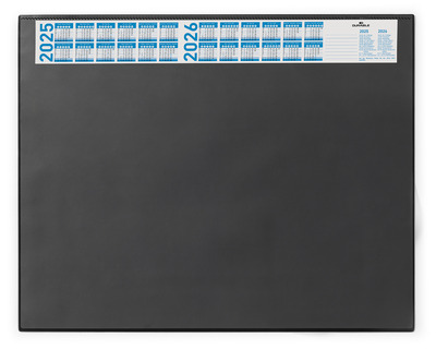 Durable Schreibunterlage, mit Vollsichtplatte schwarz 520 x 650 mm