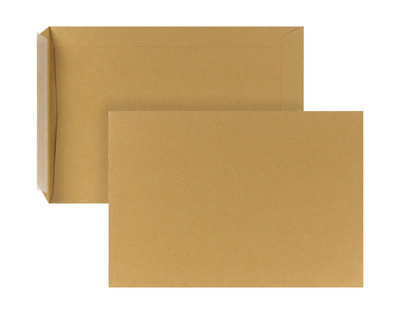 Versandtasche C5, ohne Fenster, haftklebend braun 90g/m² 50St.