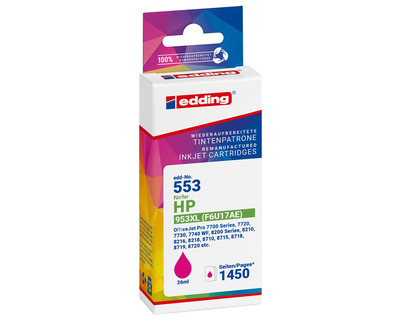Edding Refill-Tintenpatrone 553, HP 953XL magenta 26ml