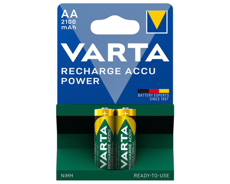 Varta Akku "Recharge Power" AA, Mignon, HR6 1,2V 2.100mAh 2St.