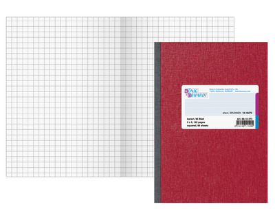 König & Ebhardt Geschäftsbuch A6 96 Blatt kariert 96Bl.