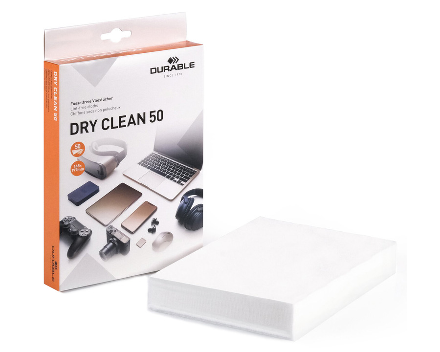 Durable Oberflächen-Reinigungstücher "Dry Clean" 145 x 197 mm 50St.
