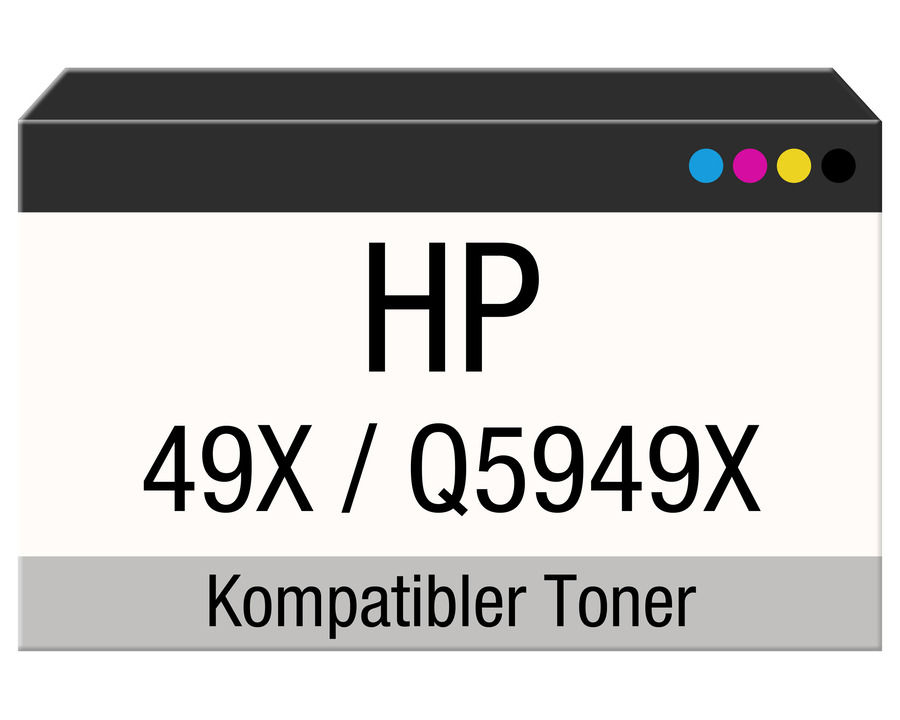 Rebuilt-Toner, HP 49X schwarz 6.000 Seiten