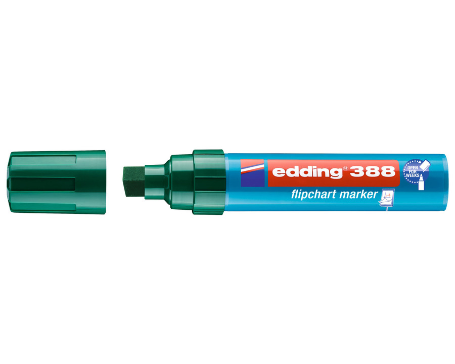 Edding Flipchartmarker 388 grün 4-12 mm Keilspitze