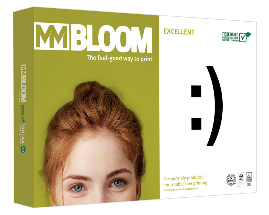 Kopierpapier A4 "MM Bloom Excellent" weiß, CIE 170 80g/m² 500Bl.