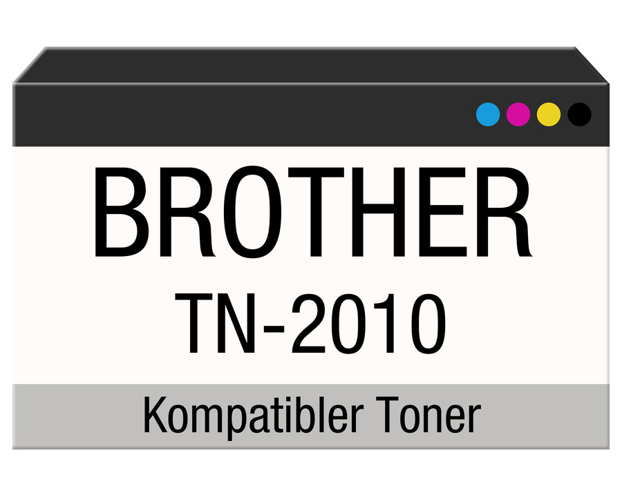 Rebuilt Rebuilt-Toner, Brother TN-2010 schwarz 1.000 Seiten