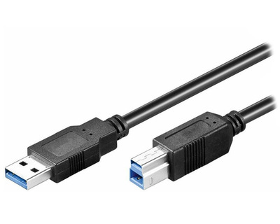 Goobay Verbindungskabel USB 3.0 A/B schwarz 3,0 m