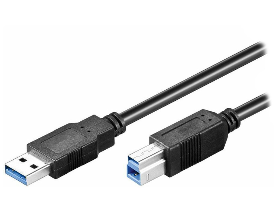 Goobay Verbindungskabel USB 3.0 A/B schwarz 3,0 m