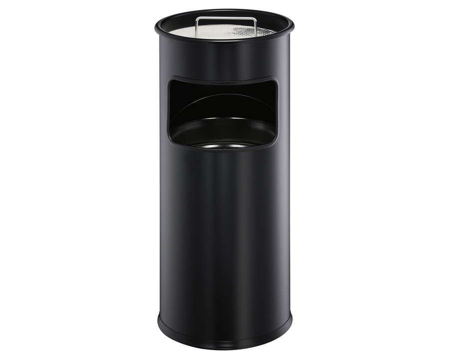 Durable Abfalleimer, mit Ascher schwarz 17 Liter