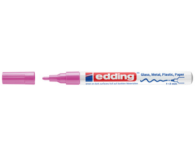 Edding Lackmarker 751 rosa 1-2 mm Rundspitze
