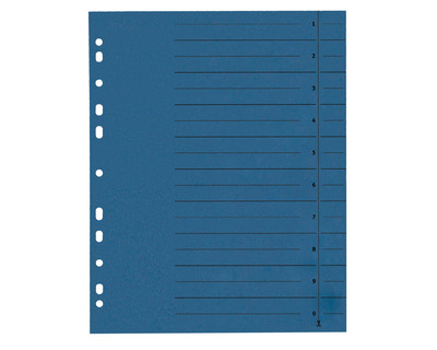 Trennblätter A4 blau 240 x 300 mm 100Bl.