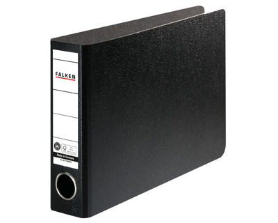 Falken Ordner A5 quer schwarz 50 mm