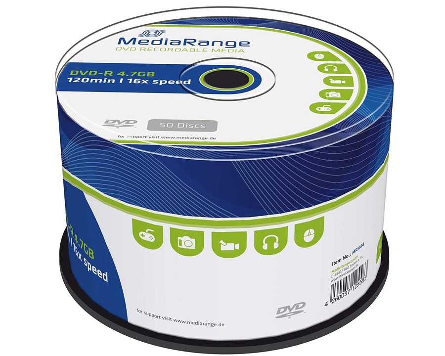 Mediarange DVD-R 4,7GB Spindel 50St.