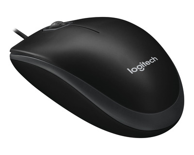 Logitech Maus "B100" schwarz