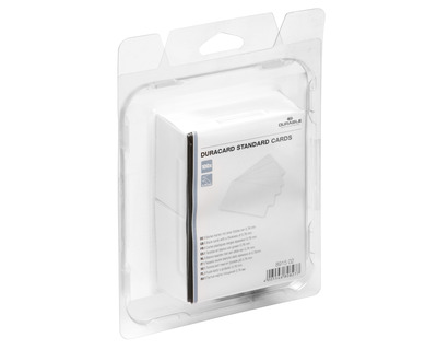 Durable Plastikkarten "Duracard" 54 x 85 mm 0,76 mm 100St.