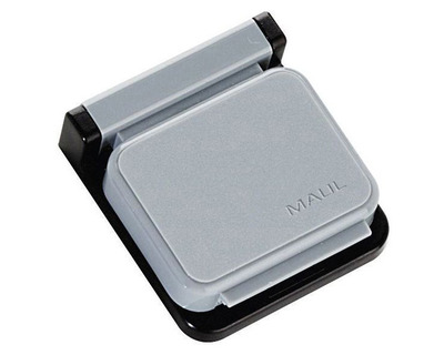 Maul Magnetclip grau 3,6 x 4 cm 10St.