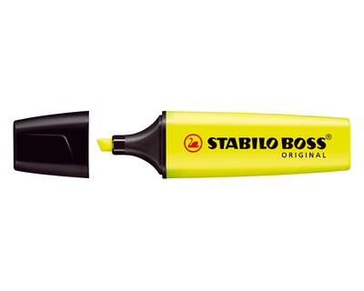Stabilo Textmarker "Boss Original" gelb 2-5 mm