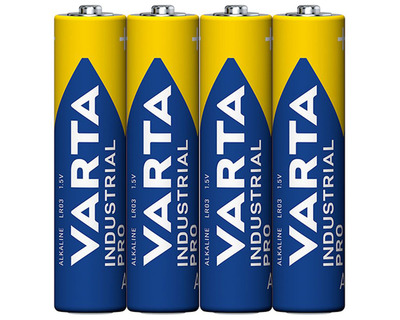Varta Batterie "Industrial Pro" AAA, Micro, LR3 1,5V 1.200mAh 4St.