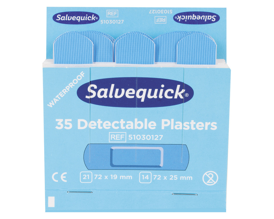 Salvequick Pflaster "Detectable" 35St.