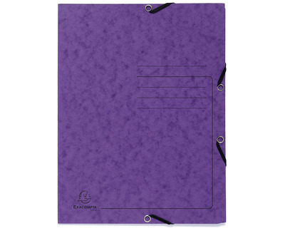 Exacompta Eckspannermappe A4 "Colorspan" violett