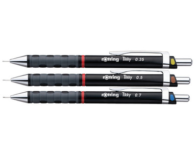 Rotring Druckbleistift "Tikky RD" HB schwarz 3St.