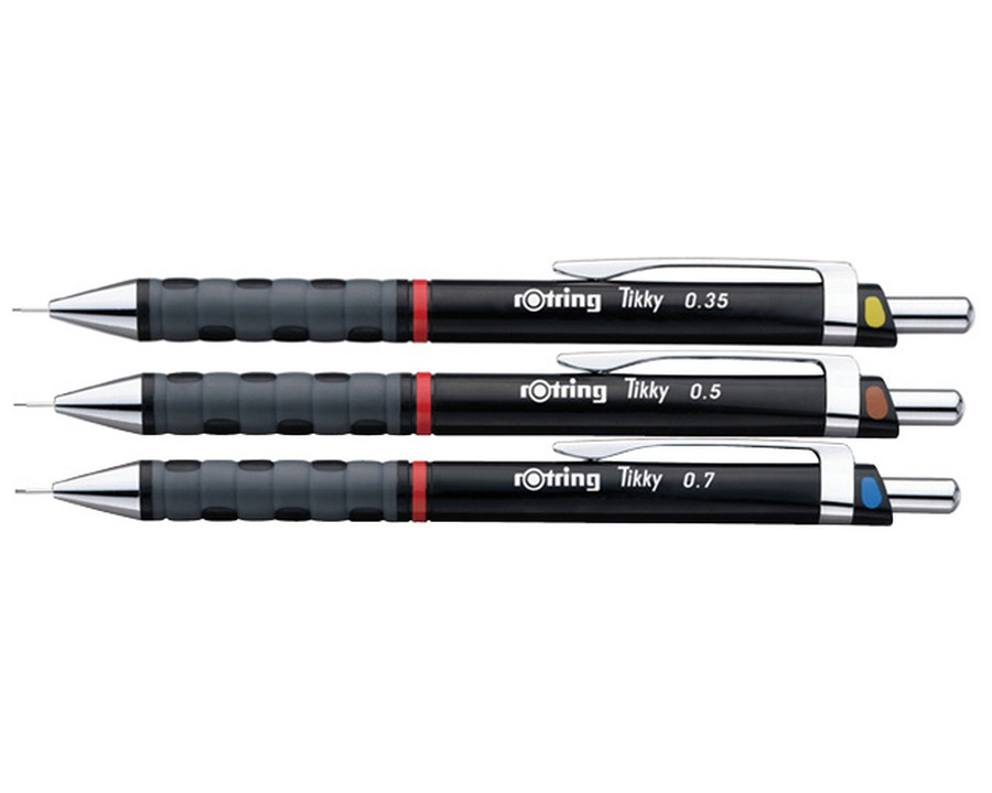 Rotring Druckbleistift "Tikky RD" HB schwarz 3St.