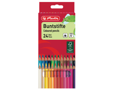 Herlitz Buntstift mehrfarbig 2,5 mm 24St.