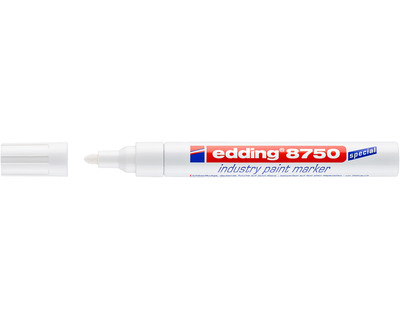 Edding Lackmarker 8750 weiß 2-4 mm Rundspitze