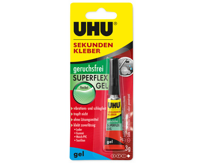 Uhu Sekundenkleber "Superflex Gel" 3g