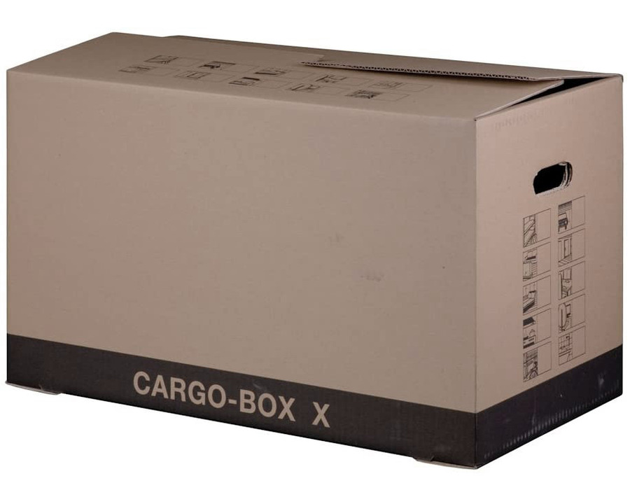 Bong Umzugskarton "Cargobox Eco" X braun 637 x 340 x 360 mm