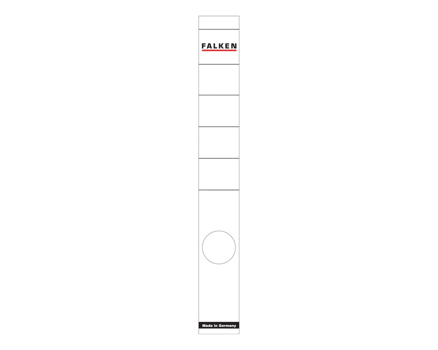 Falken Ordner-Rückenschilder weiß 36 x 290 mm 10Et.