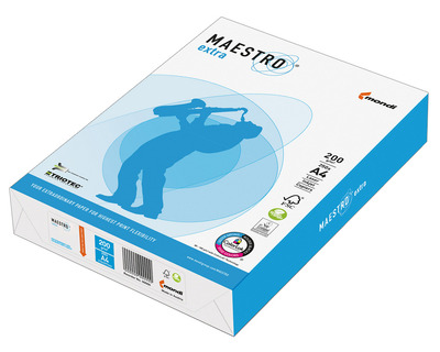 Maestro Kopierkarton A4 "Maestro extra" weiß, CIE 170 200g/m² 250Bl.