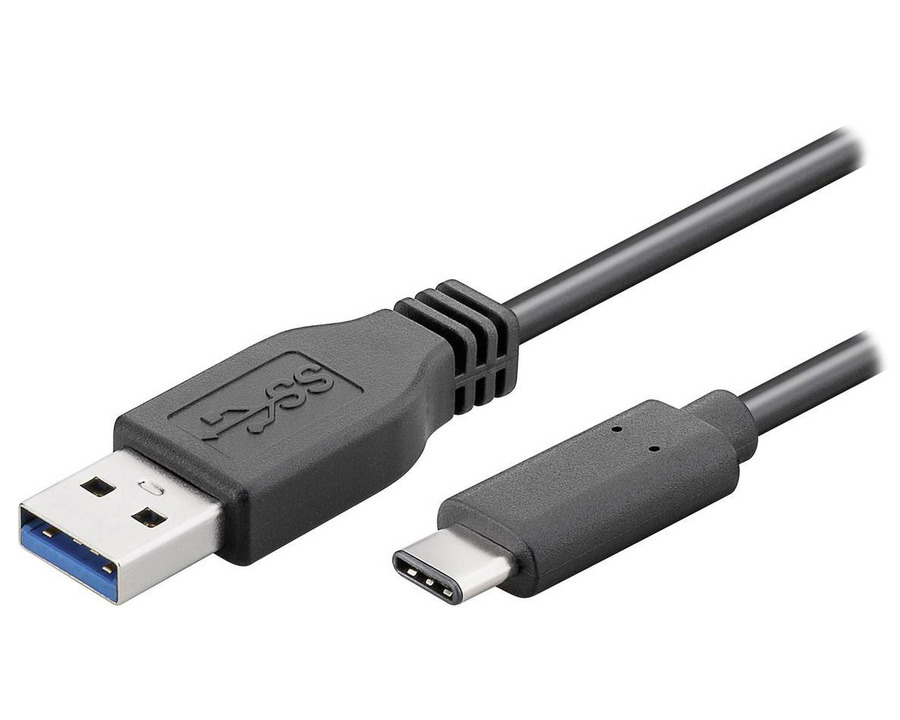 Goobay Verbindungskabel USB 3.0 C/A schwarz 1,0 m