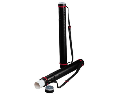 Rumold Zeichenrollenköcher schwarz 62-105 cm