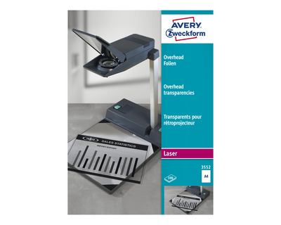 Avery Zweckform OHP-Laserfolie A4 100 my 100Bl.
