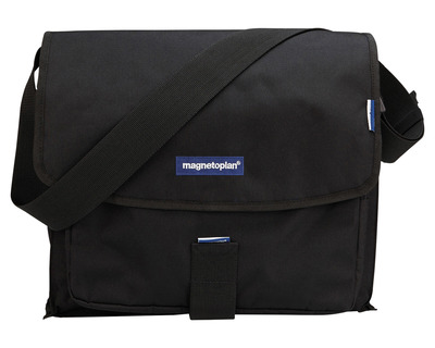 Magnetoplan Moderationstasche "Messenger" schwarz 39 x 35 x 12 cm