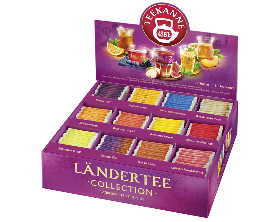 Teekanne Tee "Ländertee Collection" 12x15St.
