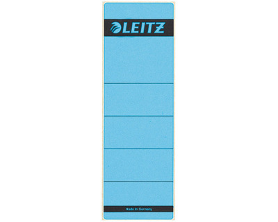 Leitz Ordner-Rückenschilder blau 61 x 192 mm 10Et.