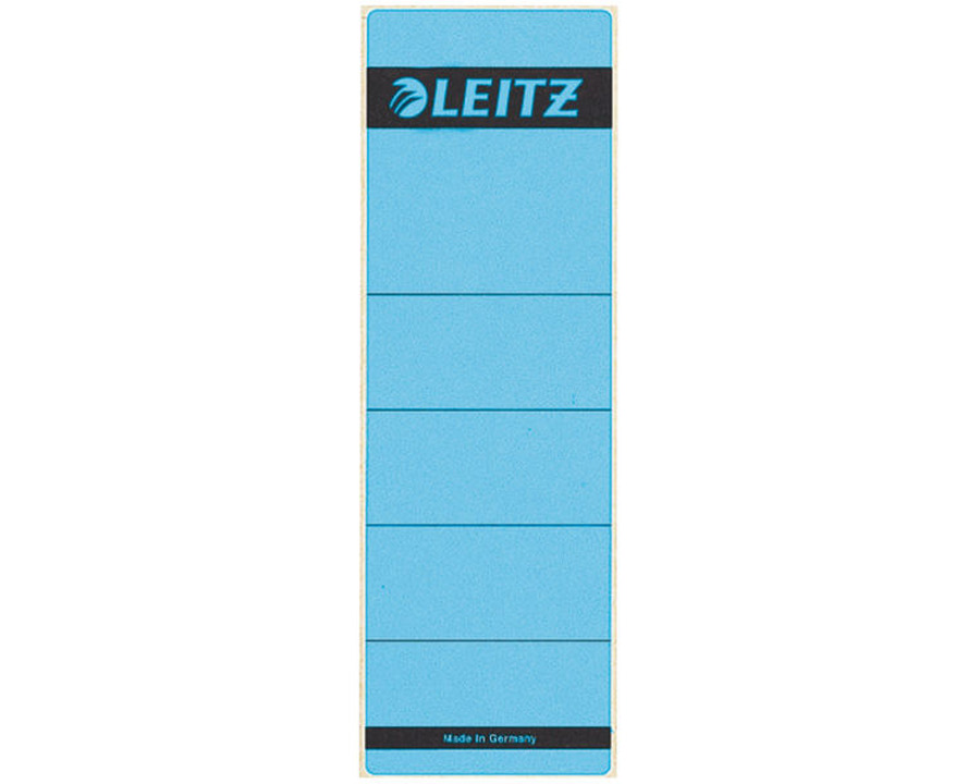 Leitz Ordner-Rückenschilder blau 61 x 192 mm 10Et.