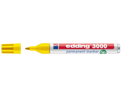 Edding Permanentmarker 3000 gelb 1,5-3 mm Rundspitze
