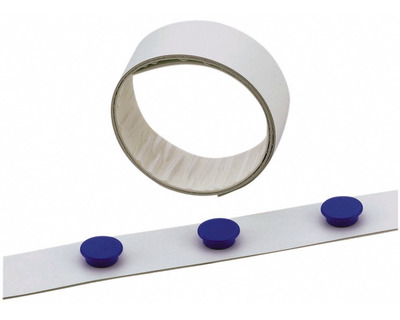 Durable Magnetband selbstklebend weiß 35 mm x 5 m