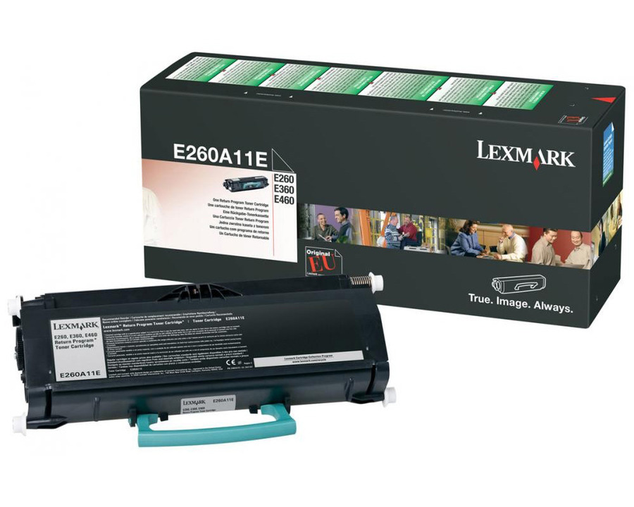 Lexmark Toner E260 schwarz 3.500 Seiten