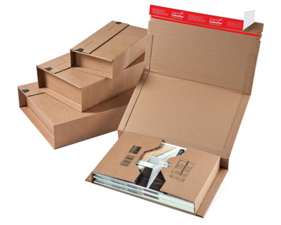 Colompac Wickelverpackung Gr.14 braun 330 x 270 x 1-80 mm
