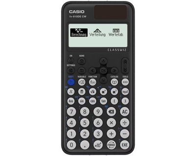 Casio Grafikrechner "FX-810DE ClassWiz" schwarz 192 x 63 Pixel