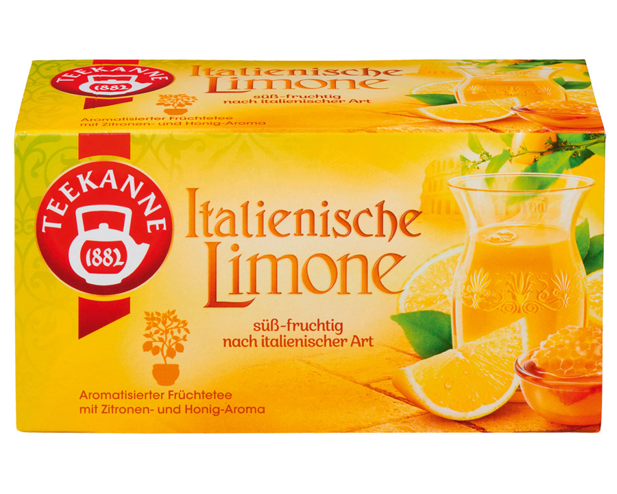 Teekanne Tee "Ländertee" Italienische Limone 20St.