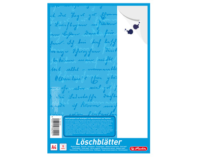 Herlitz Löschblattblock A4 80g/m² 10Bl.
