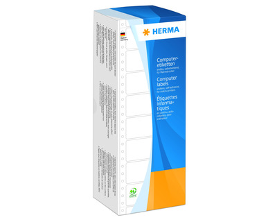 Herma Computer-Etiketten, 2-bahnig weiß 50,8 x 23 mm 12000Et.