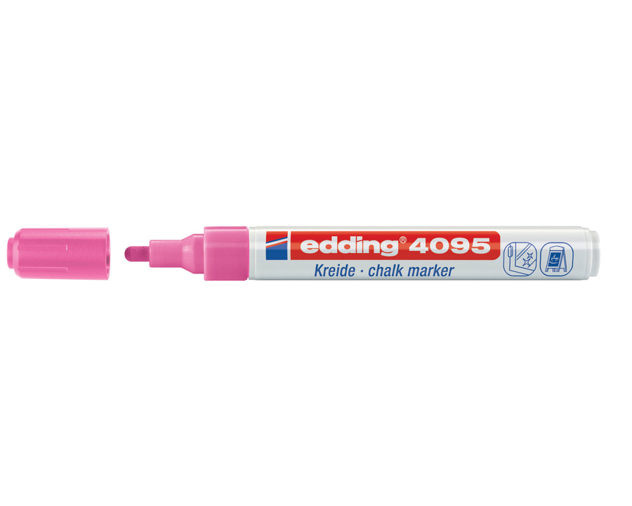 Edding Kreidemarker 4095 neonrosa 2-3 mm Rundspitze